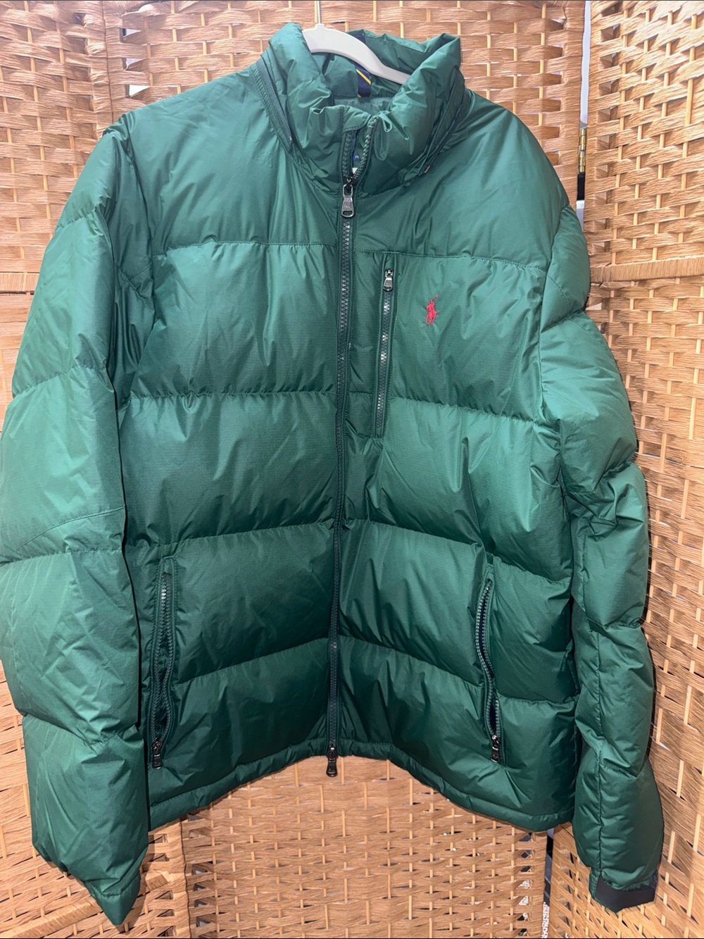 Polo by Ralph Lauren Emerald Green Down Puffer Jacket